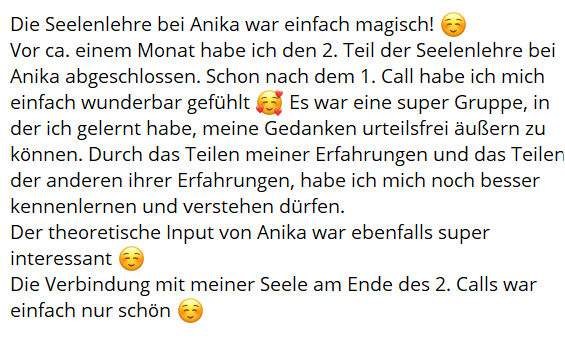 Rezension Seelenlehre
